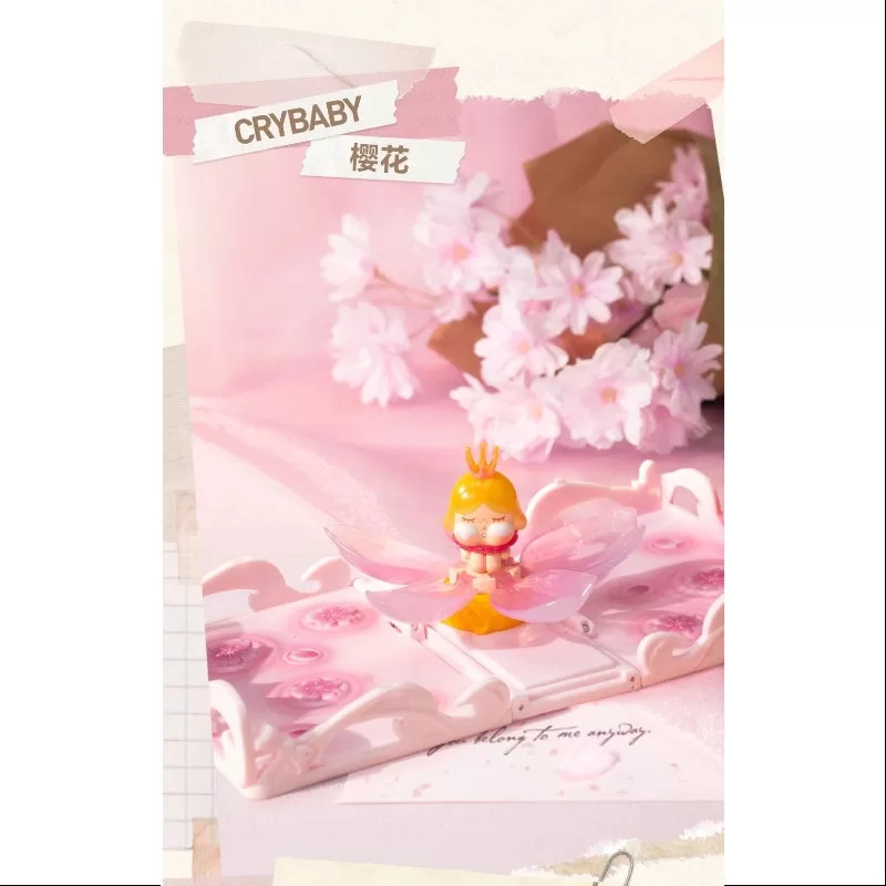 Crybaby Pop Mart Geschenk für Sie Grußkarte Serie Crybaby Kirschblüte