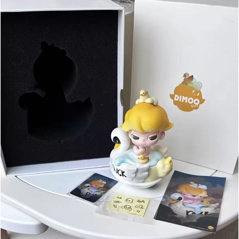 DIMOO Graffiti Duck Limited Figur Weiß