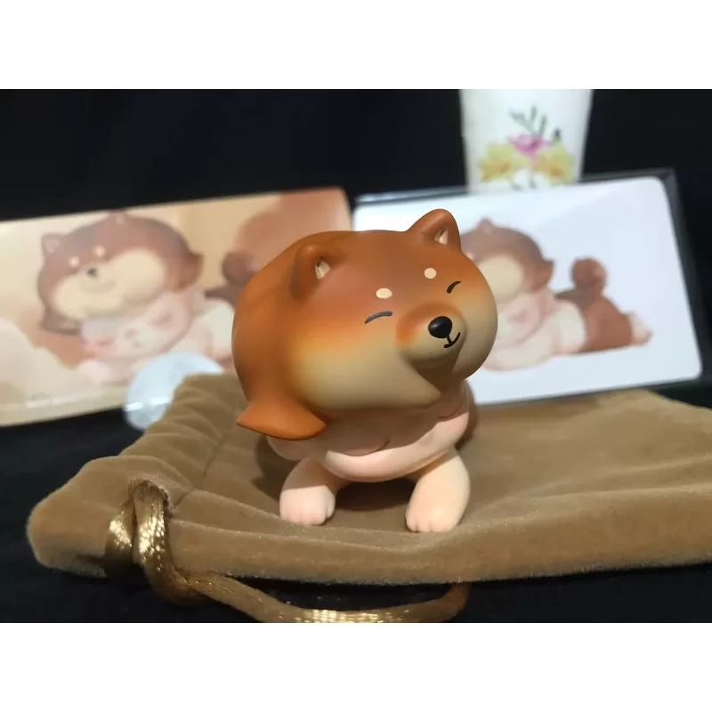 DIMOO Lay Down Shiba Inu Limited Figur