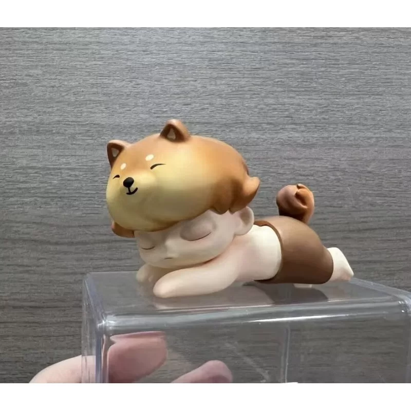 DIMOO Lay Down Shiba Inu Limited Figur