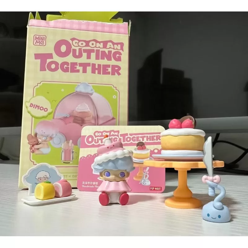 DIMOO Outing Together Serie Handgemachter Blumenkuchen