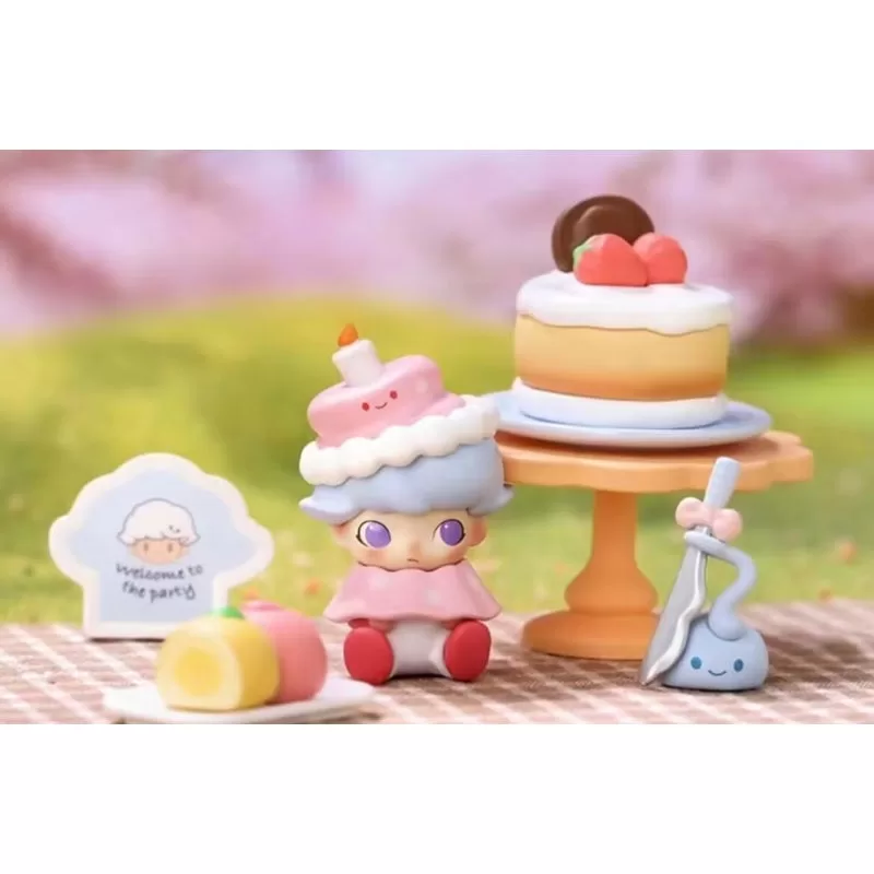 DIMOO Outing Together Serie Handgemachter Blumenkuchen