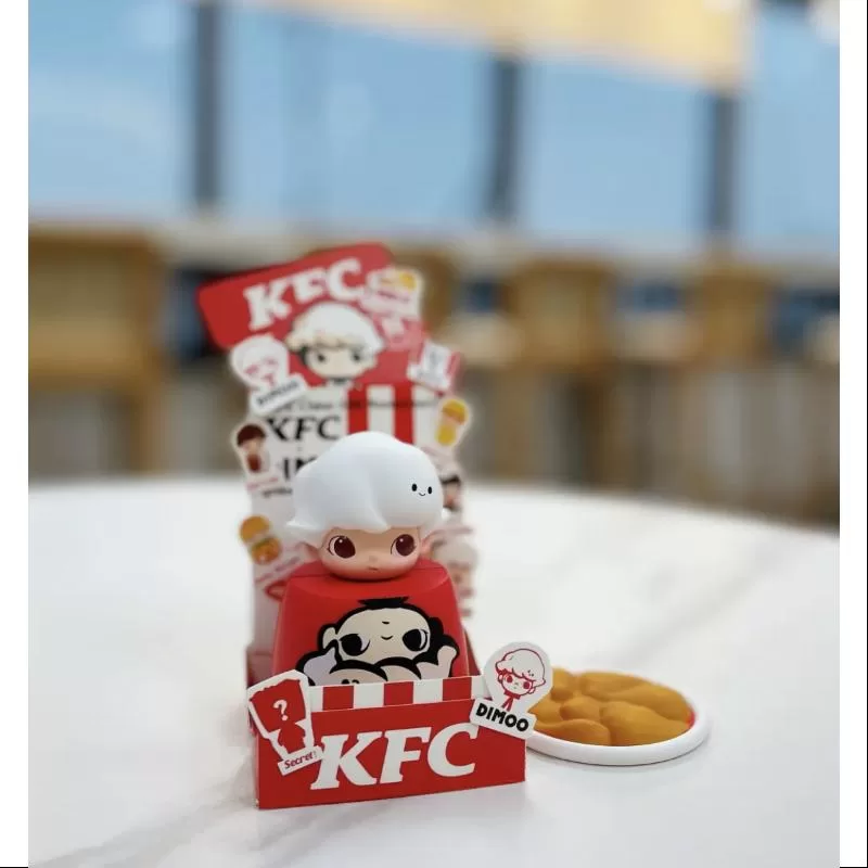 DIMOO Pop Mart DIMOO KFC China 35. Jubiläum BUCKET Series Geheimnis DIMOO Ace Fried Chicken (1/288)