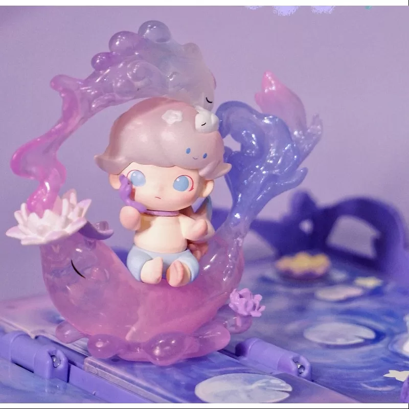 DIMOO Pop Mart Geschenk für Sie Grußkartenserie Secret DIMOO Lotus (1/144)