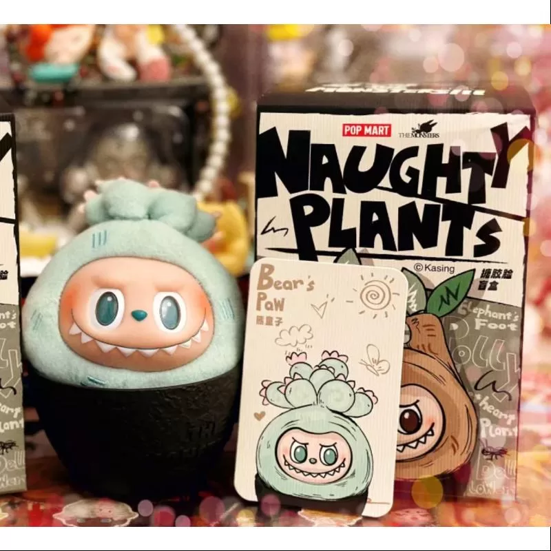 Labubu DIE MONSTERS NAUGHTY PLANTS Vinyl Face Series Bärentatze