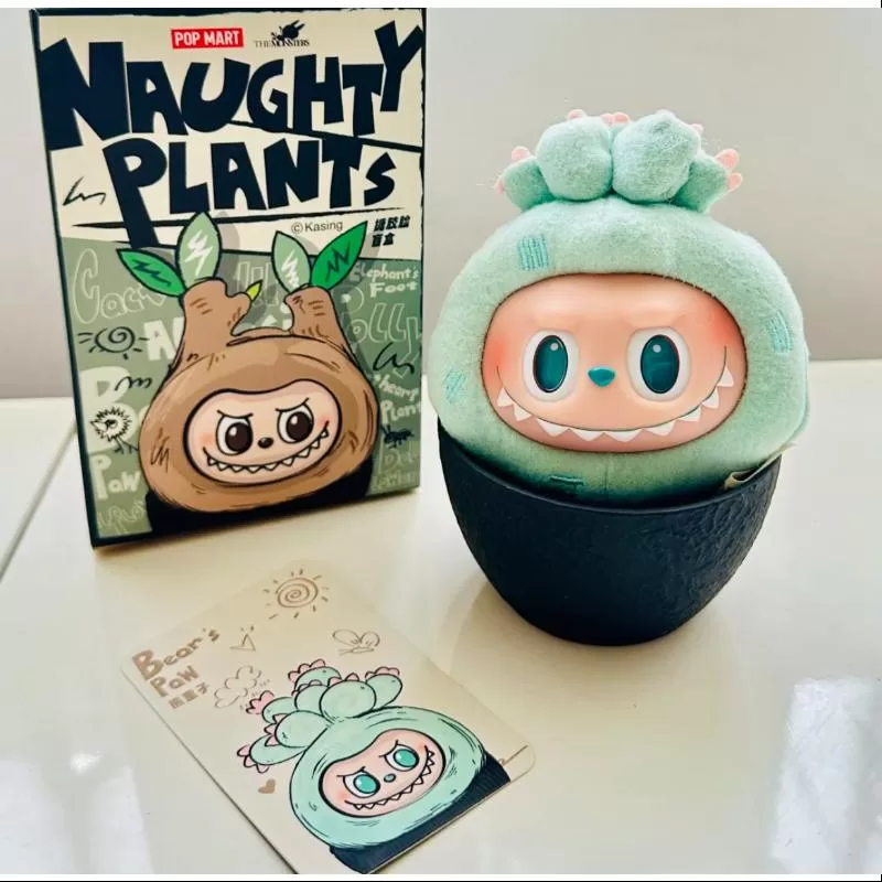 Labubu DIE MONSTERS NAUGHTY PLANTS Vinyl Face Series Bärentatze