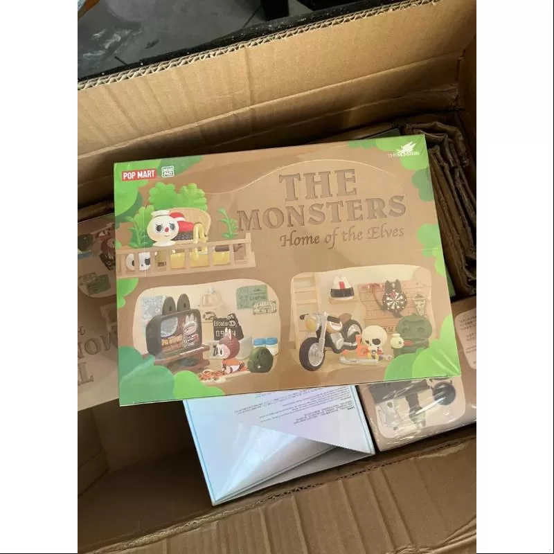 Labubu Die Monster-Heimat der Elfen Serie Ganzes Set Brandneu mit Plastik