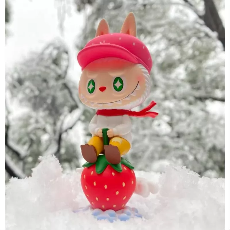 Labubu Die Monsters Fruits Serie Erdbeere