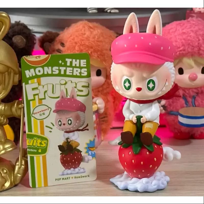 Labubu Die Monsters Fruits Serie Erdbeere
