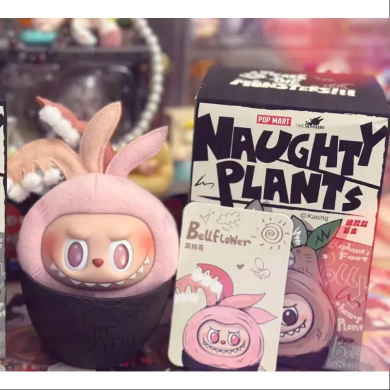 Labubu THE MONSTERS NAUGHTY PLANTS Vinyl Face Series Glockenblume