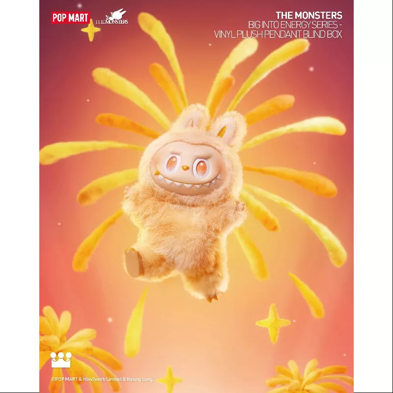 Labubu The Monsters Big into Energy Series Vinyl-Plüschanhänger Glück
