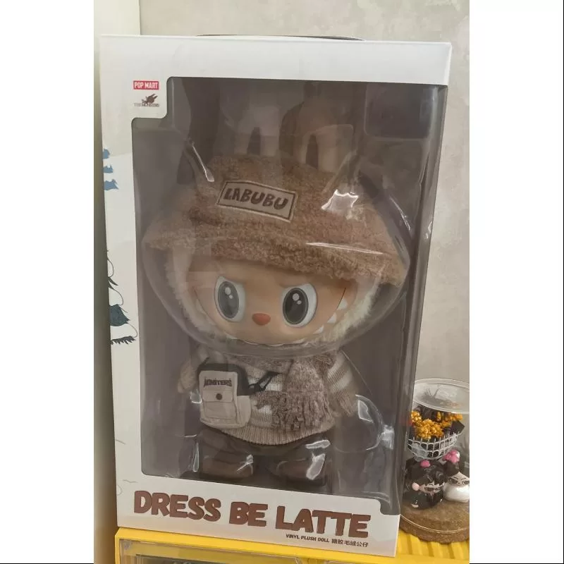 Labubu The Monsters Dress be Latte Vinyl-Plüschpuppe, limitierte Auflage