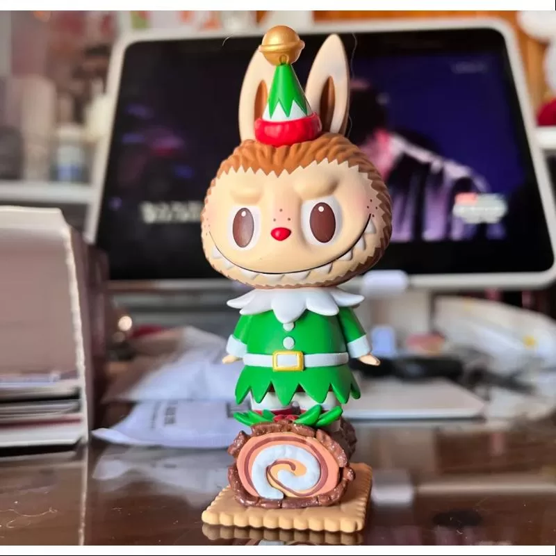 Labubu The Monsters Let’s Christmas-Serie Bûche de Noël-Kuchen