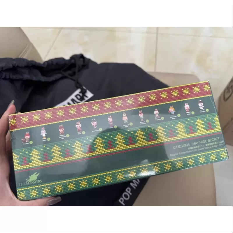 Labubu The Monsters Let’s Christmas Serie, ganzes Set, brandneu mit Kunststoff