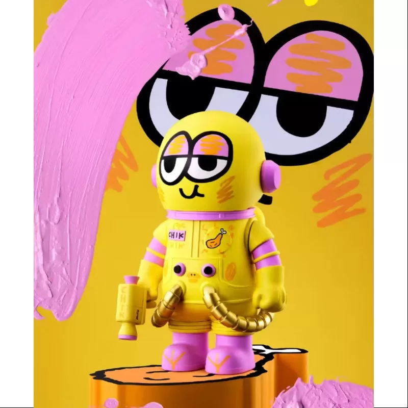 MEGA SPACE MOLLY 400 % Jon Burgerman Space Cadets Serie CHIK 2025 Limitierte Auflage