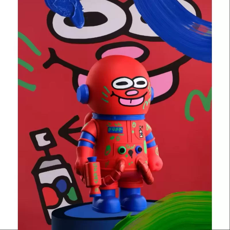 MEGA SPACE MOLLY 400 % Jon Burgerman Space Cadets Serie PUFF 2025 Limitierte Auflage