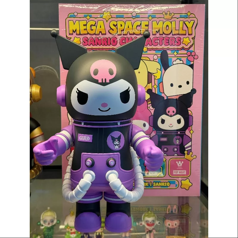 MEGA SPACE MOLLY 400 % Sanrio-Charaktere Serie Kuromi 2024 LIMITIERT