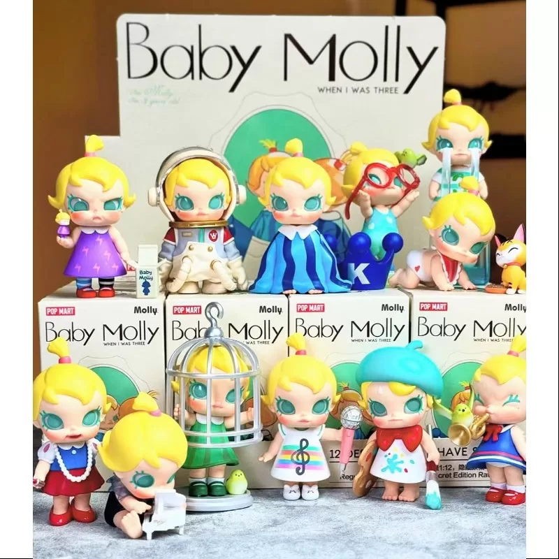 MOLLY Baby Molly Als ich drei war Serie Ganzes Set geöffnet