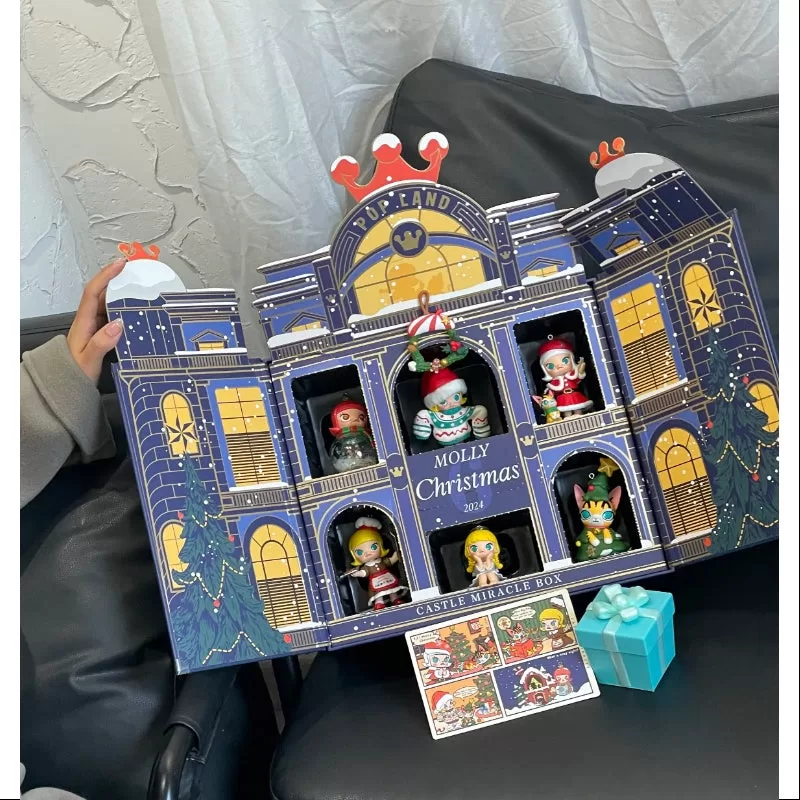 MOLLY Castle Christmas Miracle Box Serie Ganzes Set geöffnet