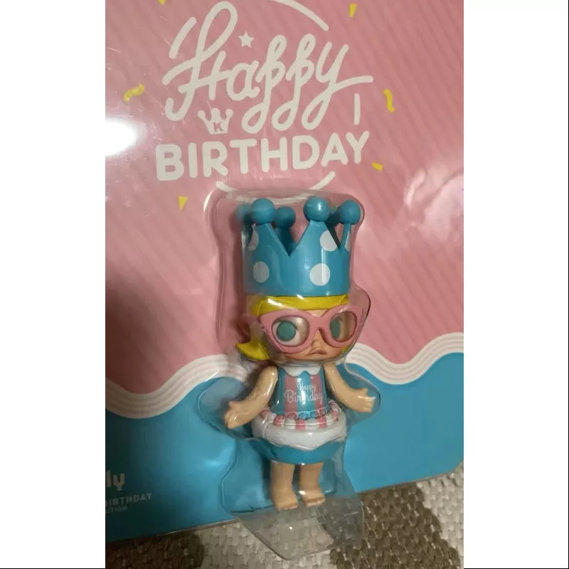 MOLLY Happy Birthday Blaue Figur 2016 Limitierte Auflage