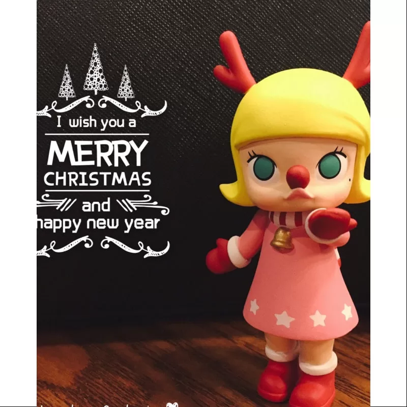 MOLLY Merry Christmas 2016 Serie Weihnachtshirsch rosa