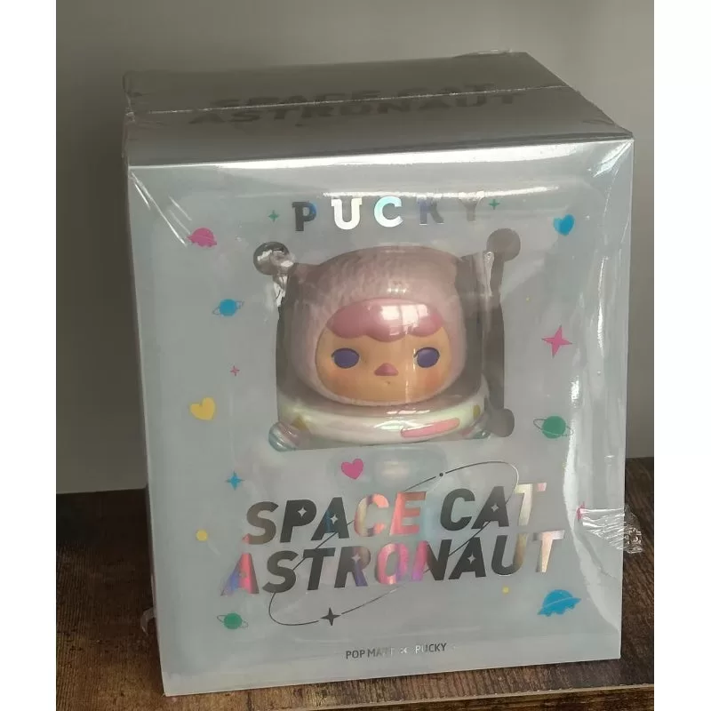 PUCKY Planet Explorer-Weltraumkatze Astronaut Figur Limitierte Auflage