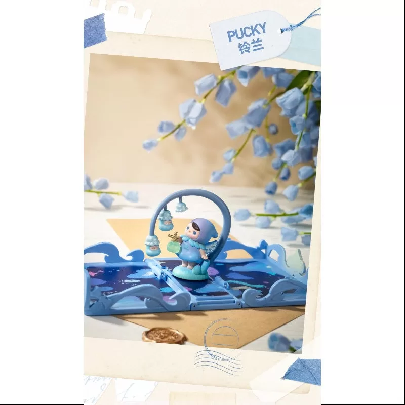 PUCKY Pop Mart Geschenk für Sie Grußkarte Serie PUCKY Maiglöckchen