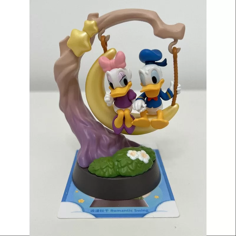 Pop Mart Die wunderbaren Träume von Mickey und seinen Freunden Serie Szene Sets Romantische Schaukel
