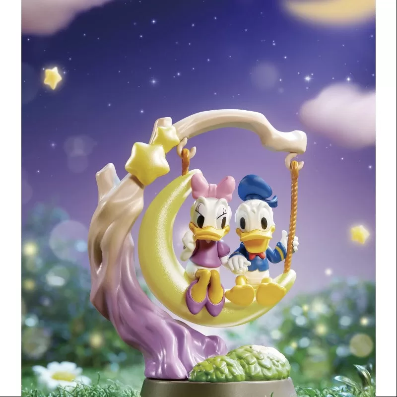 Pop Mart Die wunderbaren Träume von Mickey und seinen Freunden Serie Szene Sets Romantische Schaukel