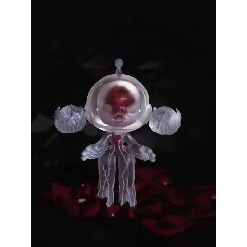 Roseonly x Skullpanda Burining Limited Figur