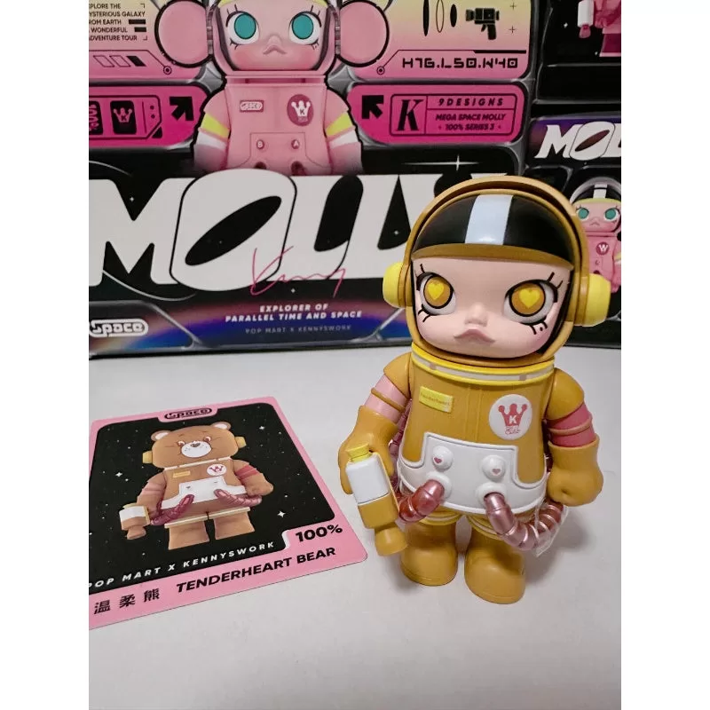 SPACE MOLLY MEGA 100 % Serie 3 Tenderheart Bear