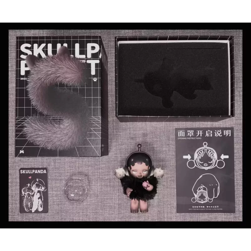 Skullpanda Doggie RowRow Limited Figur