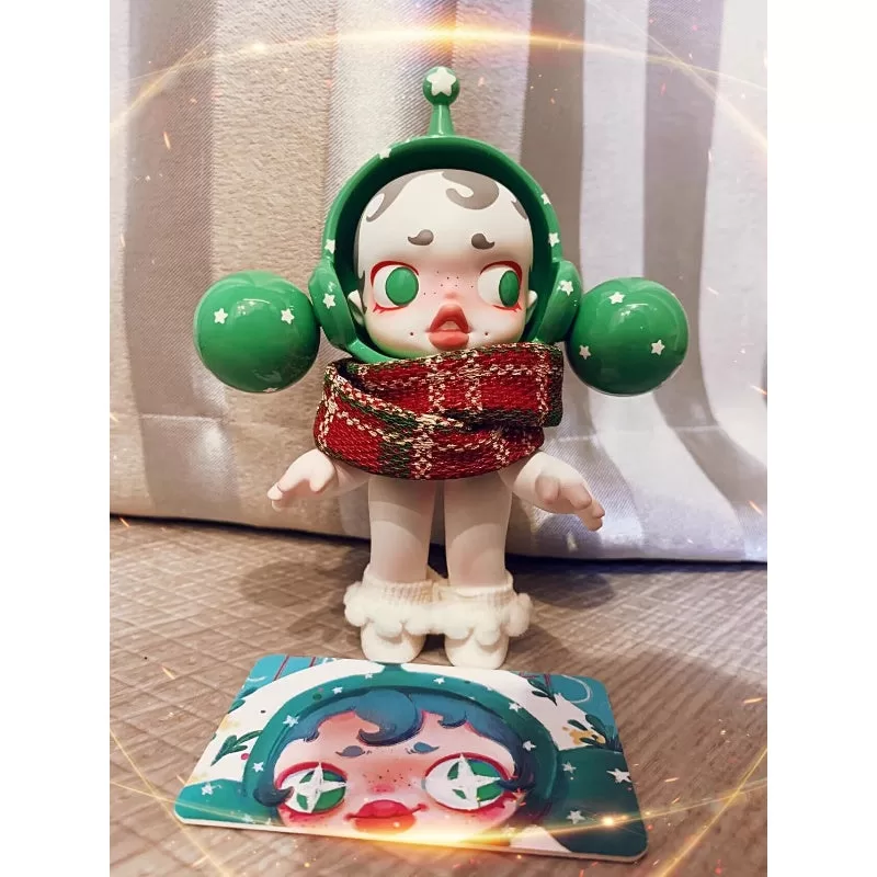 Skullpanda Green Christmas Limited Figur