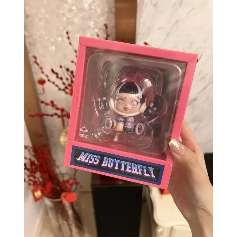 Skullpanda MISS BUTTERFLY Art Toy Figur Limitierte Auflage